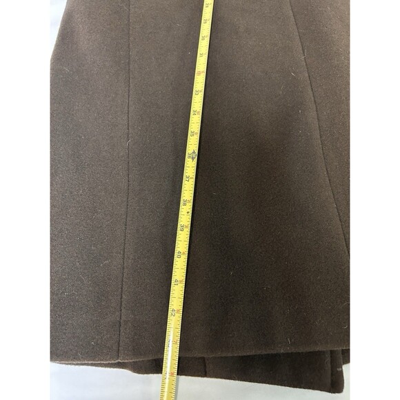 Donnybrook Coat Women's Petite 6P VTG 100% Wool Trench Coat Russia Pocket Button - Picture 9 of 9